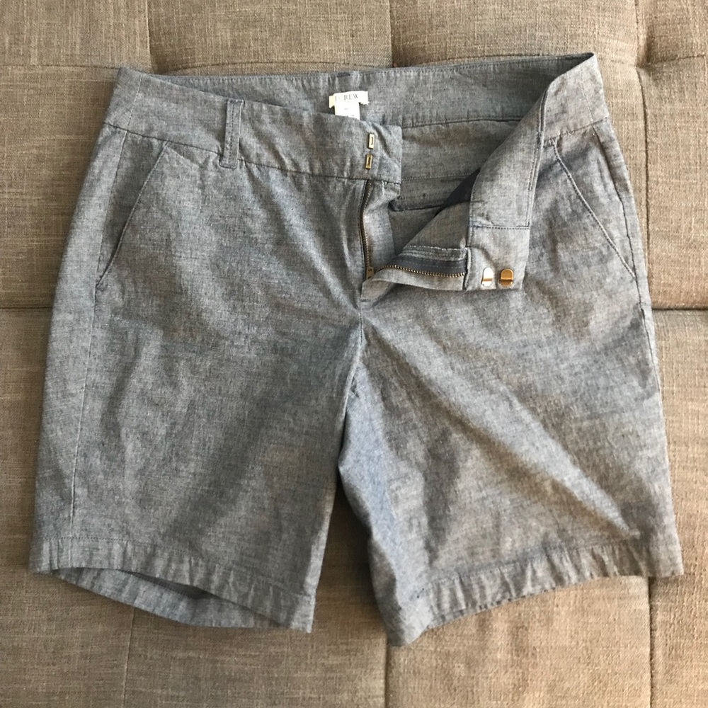 Jcrew Chambray Shorts